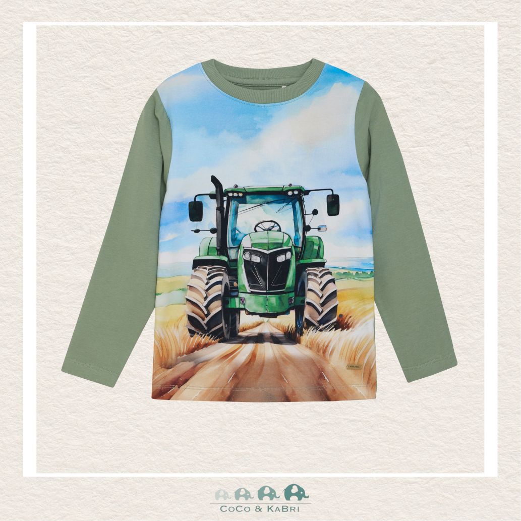 Minymo: Boys Long Sleeve Tractor Shirt, CoCo & KaBri Children's Boutique