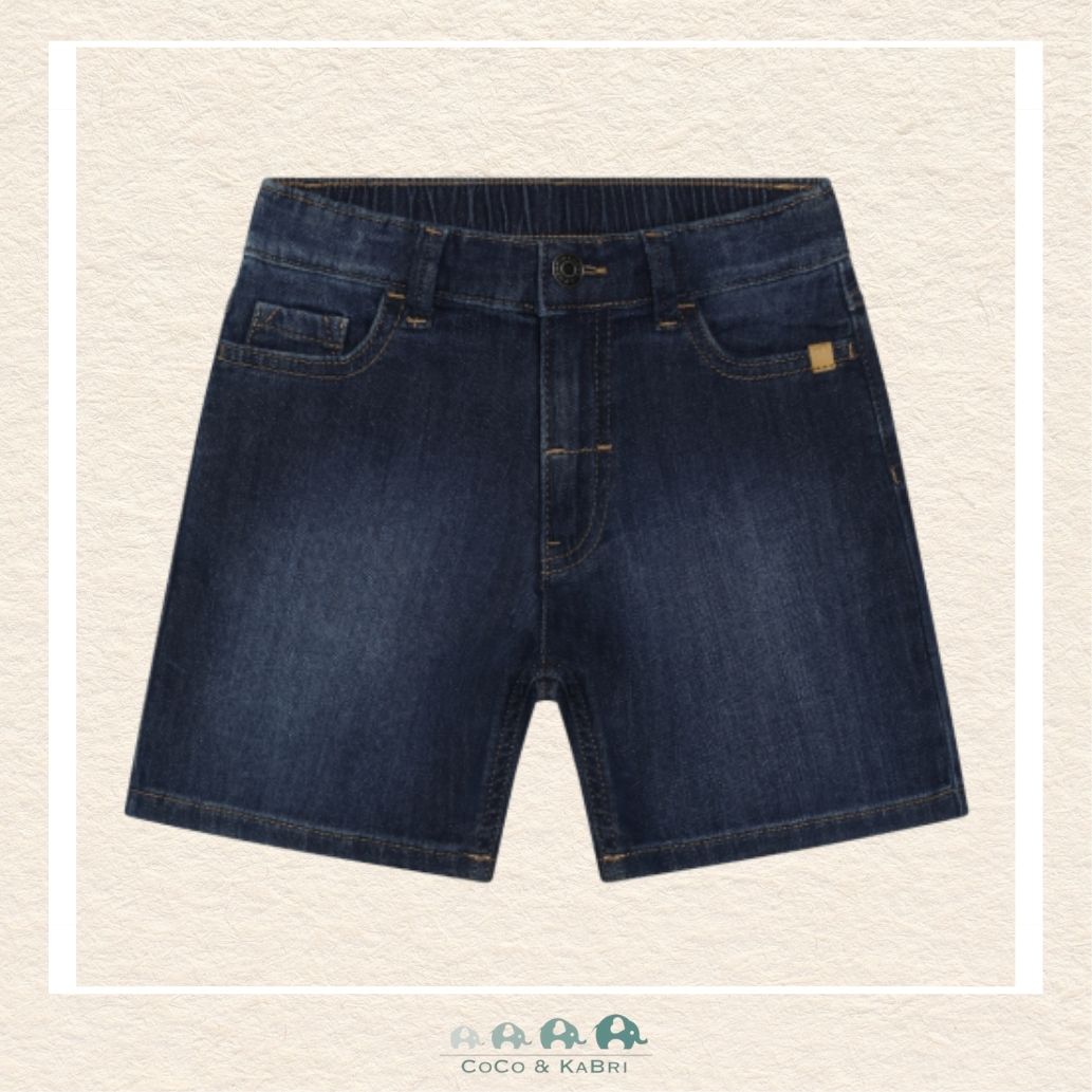 Minymo: Boys Sweat Denim Shorts, CoCo & KaBri Children's Boutique, Brooks Alberta Canada