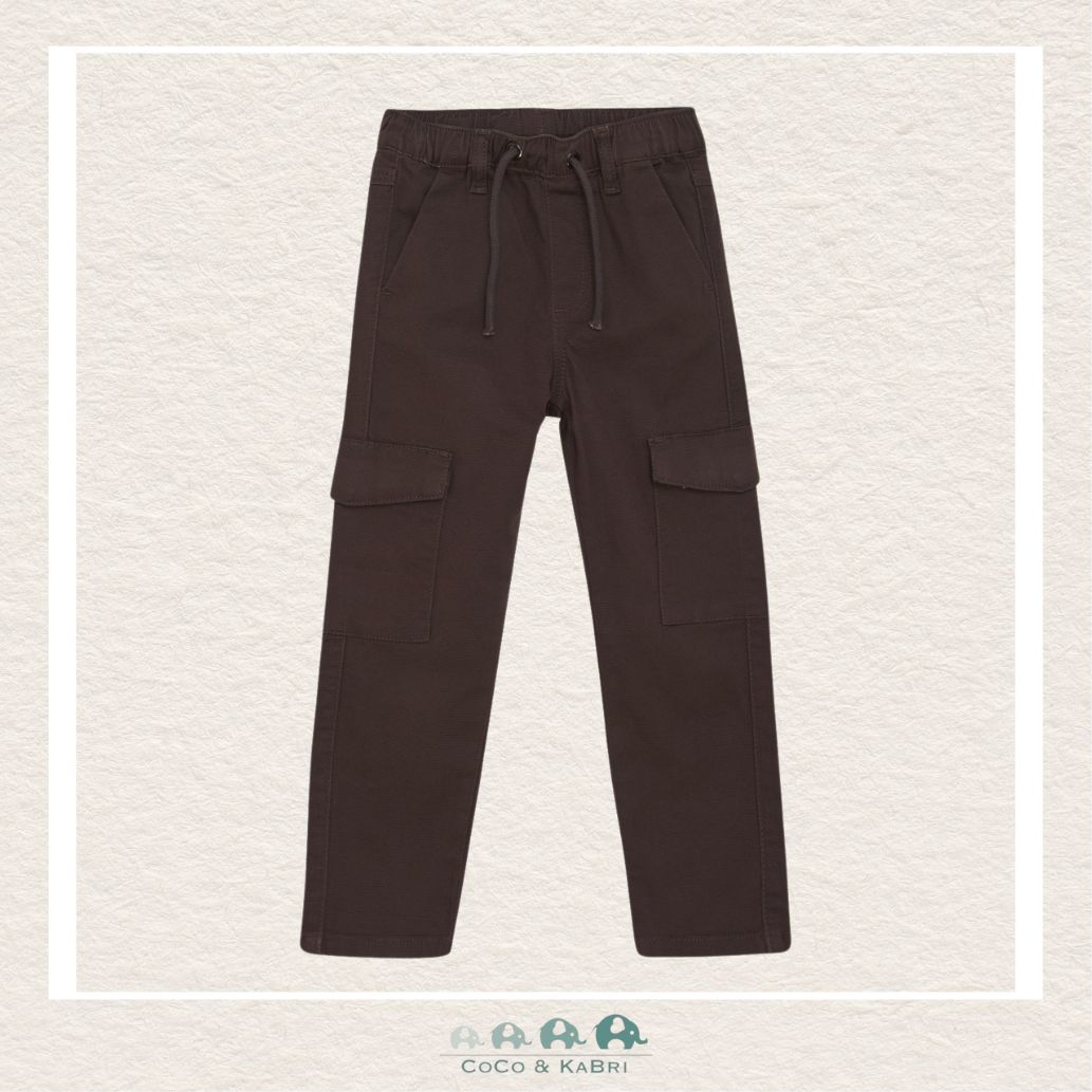 Minymo Brown Cargo Pants, CoCo & KaBri Children's Boutique