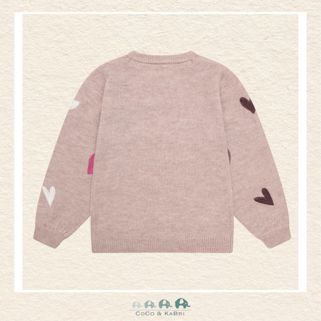 Back view of the Minymo Fawn Knit Sweater showing the clean, high-quality performance knit construction and a comfortable, streamlined fit