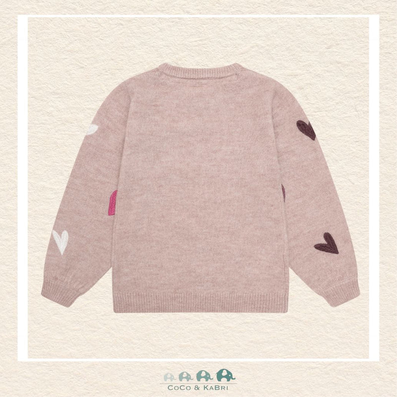 Back view of the Minymo Fawn Knit Sweater showing the clean, high-quality performance knit construction and a comfortable, streamlined fit