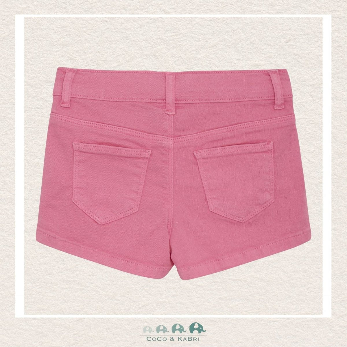 Minymo: Girls Pink Twill Shorts, CoCo & KaBri Children's Boutique