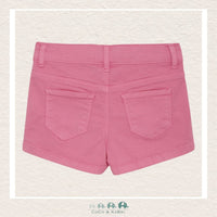 Minymo: Girls Pink Twill Shorts, CoCo & KaBri Children's Boutique