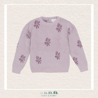 Minymo: Girls Purple Sweater, CoCo & KaBri Children's Boutique