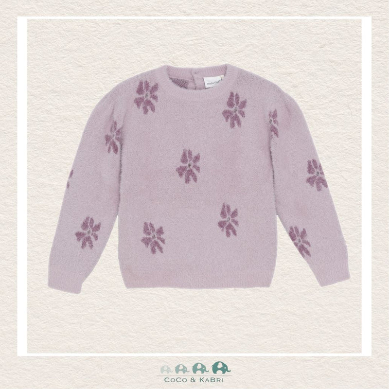 Minymo: Girls Purple Sweater, CoCo & KaBri Children's Boutique
