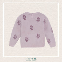 Minymo: Girls Purple Sweater, CoCo & KaBri Children's Boutique