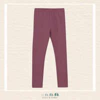 Minymo: Girls Rose Brown Leggings, CoCo & KaBri Children's Boutique