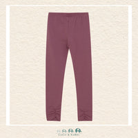 Minymo: Girls Rose Brown Leggings, CoCo & KaBri Children's Boutique