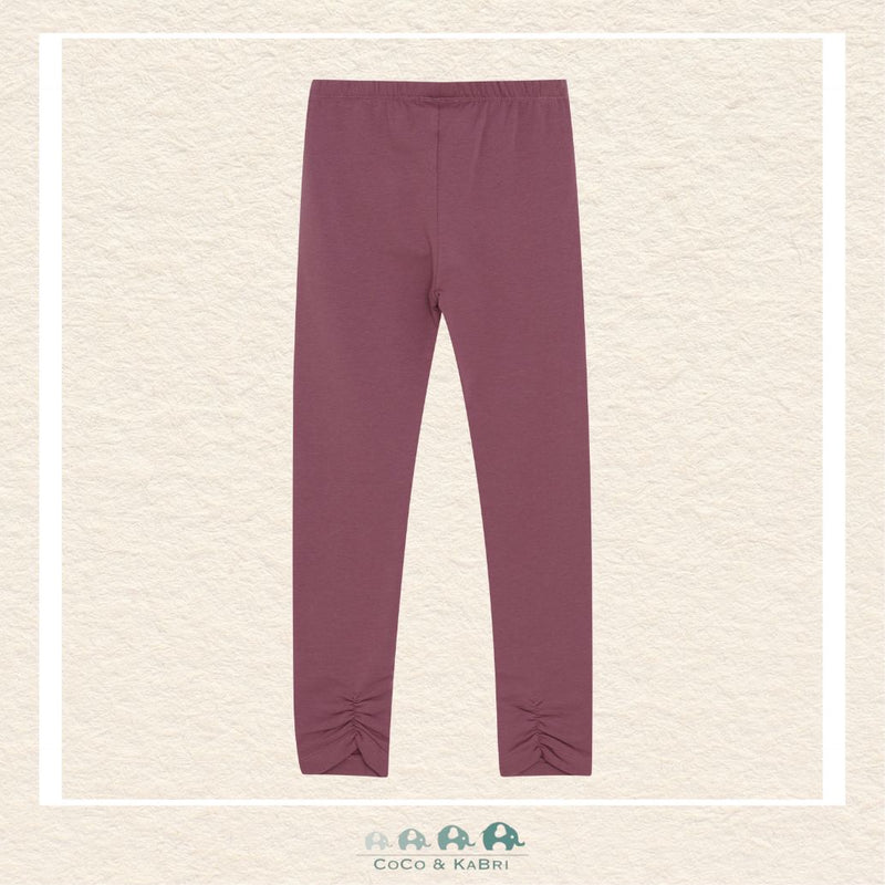 Minymo: Girls Rose Brown Leggings, CoCo & KaBri Children's Boutique