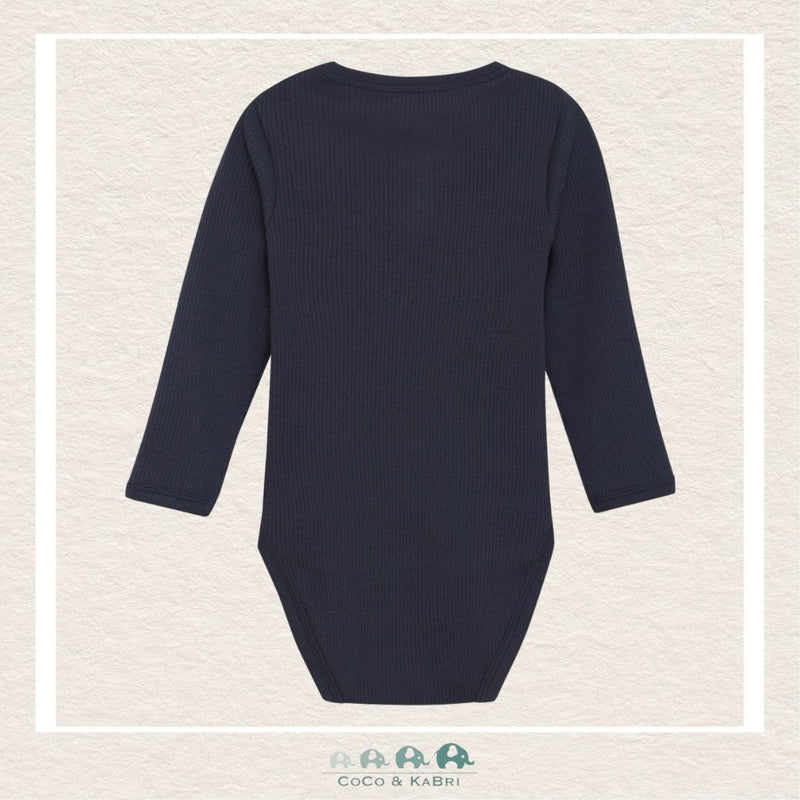 Minymo: Navy Ribbed Diaper Shirt, CoCo & KaBri Children's Boutique