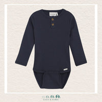 Minymo: Navy Ribbed Diaper Shirt, CoCo & KaBri Children's Boutique