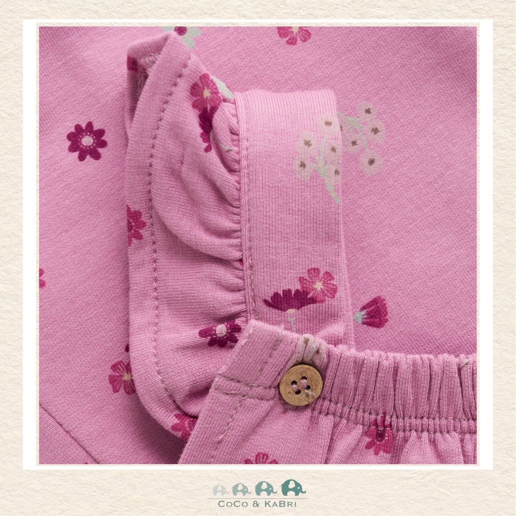 Minymo Pink Floral Overalls, CoCo & KaBri Children's Boutique