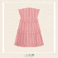 Minymo: Rosette Pink Dress, CoCo & KaBri Children's Boutique, Brooks Alberta Canada
