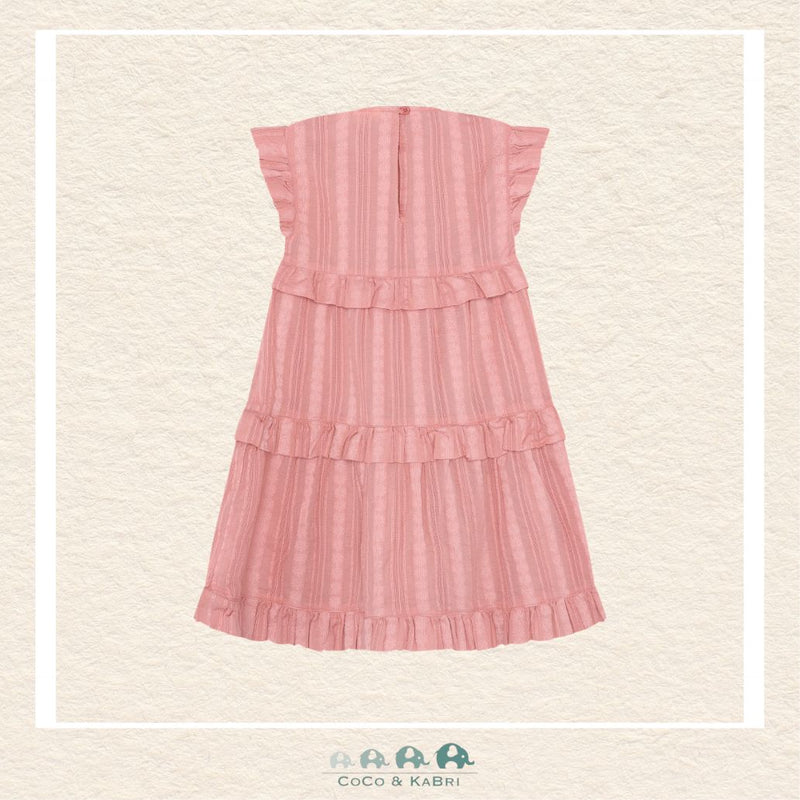 Minymo: Rosette Pink Dress, CoCo & KaBri Children's Boutique, Brooks Alberta Canada