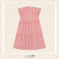 Minymo: Rosette Pink Dress, CoCo & KaBri Children's Boutique, Brooks Alberta Canada