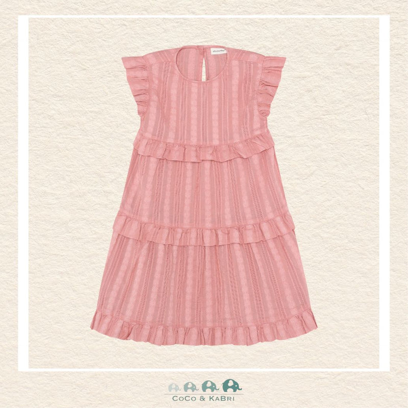 Minymo: Rosette Pink Dress, CoCo & KaBri Children's Boutique, Brooks Alberta Canada