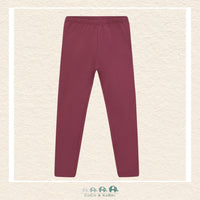 Minymo: Sweat Leggings - Crushed Berry, CoCo & KaBri Children's Boutique, Brooks Alberta Canada