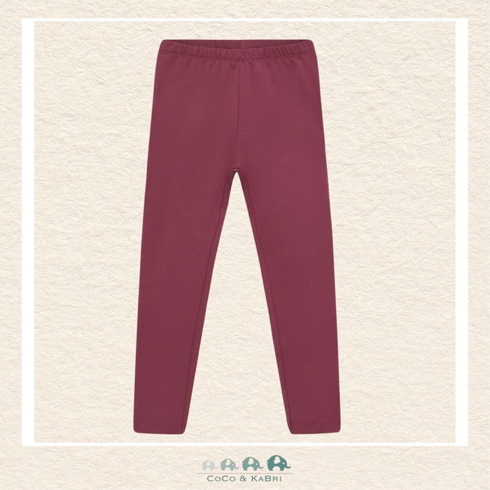 Minymo: Sweat Leggings - Crushed Berry, CoCo & KaBri Children's Boutique, Brooks Alberta Canada