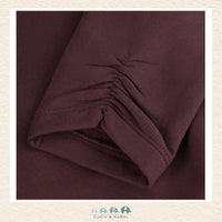 Close-up detail of the Minymo Sweat Leggings highlighting the soft-touch knit texture and the durable, flexible stitching at the hem