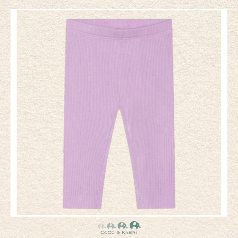 Minymo: Violet Ribbed Leggings, CoCo & KaBri Children's Boutique, Brooks Alberta Canada