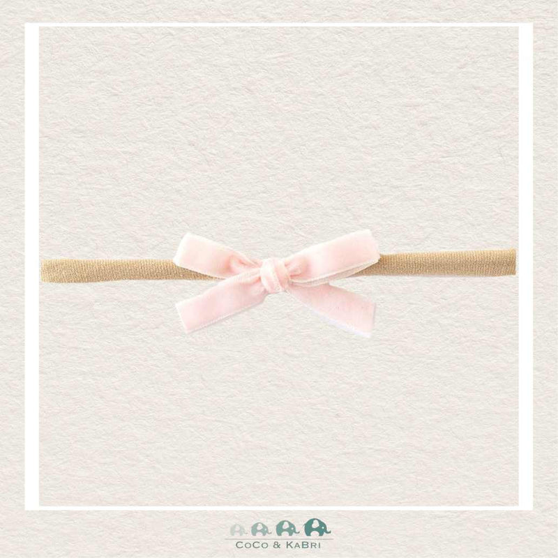 Modern Piggy - Baby Pink | Mini Ribbon Bow - Nylon Headband, CoCo & KaBri Children's Boutique