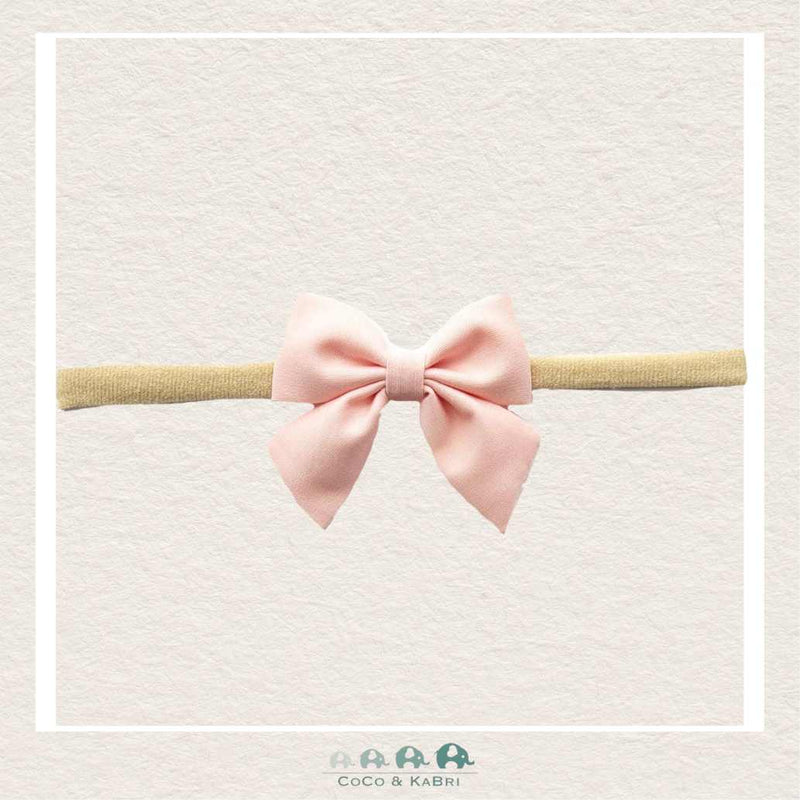Modern Piggy - Candy Pink | Mini Piggy Bow - Nylon Headband, CoCo & KaBri Children's Boutique