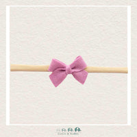 Modern Piggy - Lilac | Felt Baby Bow - Nylon Headband, CoCo & KaBri Children's Boutique