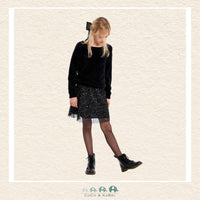 Molly Bracken Girl: Black Fluffy Sweater, CoCo & KaBri Children's Boutique, Brooks Alberta Canada