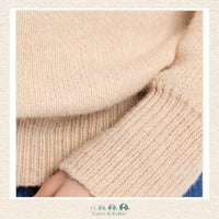 Molly Bracken Girl: Bow Pattern Cream Sweater, CoCo & KaBri Children's Boutique, Brooks Alberta Canada