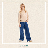 Molly Bracken Girl: Bow Pattern Cream Sweater, CoCo & KaBri Children's Boutique, Brooks Alberta Canada