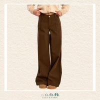 Molly Bracken Girl Chocolate Brown Flared Wide-Leg Jeans., CoCo & KaBri Children's Boutique, Brooks Alberta Canada