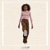 Molly Bracken Girl: Wide Pleated Pants - Brown, CoCo & KaBri Children's Boutique