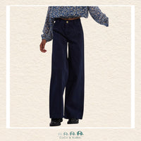 Molly Bracken Girl: Wide Pleated Pants - Marine, CoCo & KaBri Children's Boutique