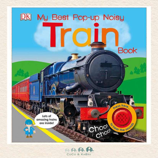 My Best Pop-up Noisy Train Book, Books, CoCo & KaBri, Children's Boutique