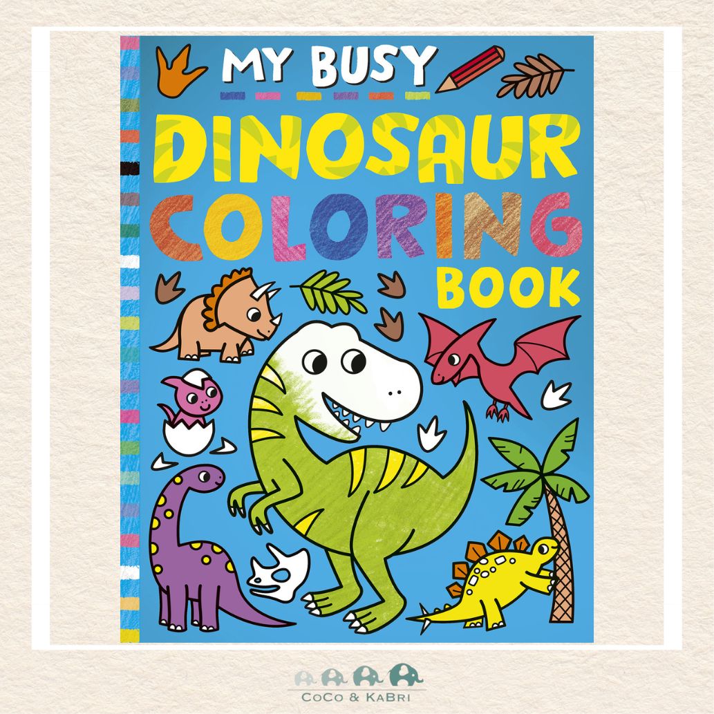 My Busy Dinosaur Coloring Book, CoCo & KaBri Children's Boutique, Brooks Alberta Canada