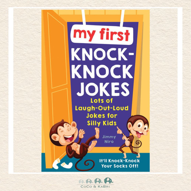My First Knock-Knock Jokes book cover featuring colorful two monkeys