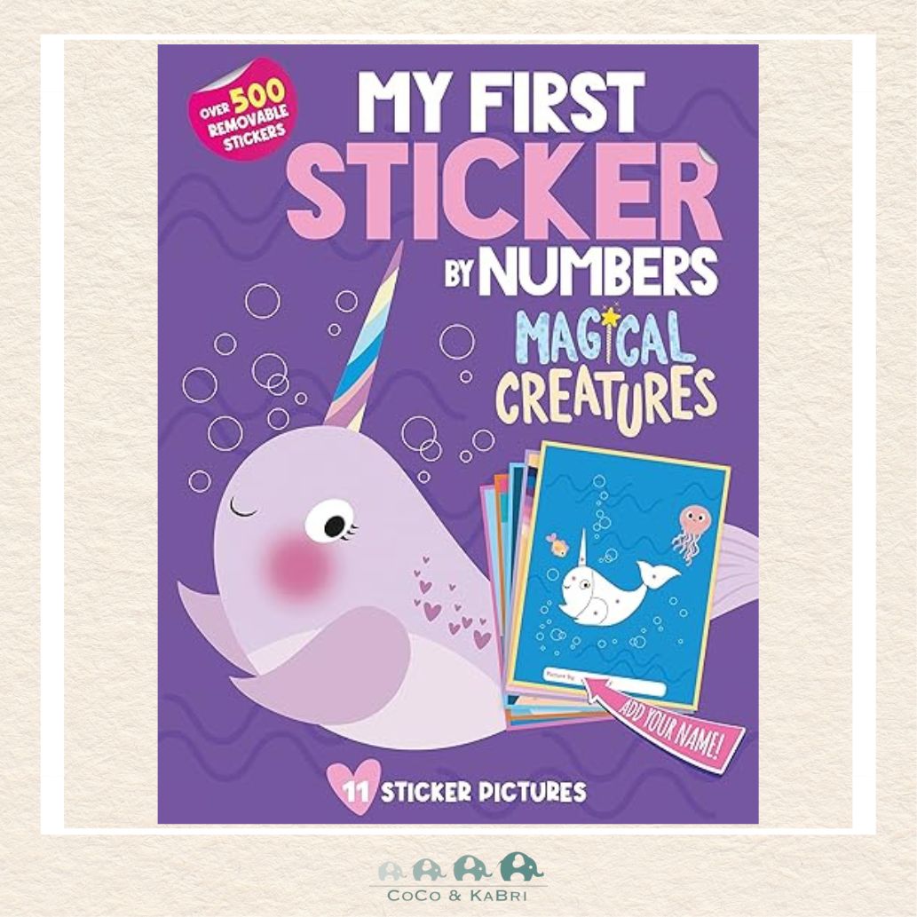 My First Sticker By Numbers: Magical Creatures, CoCo & KaBri Children's Boutique