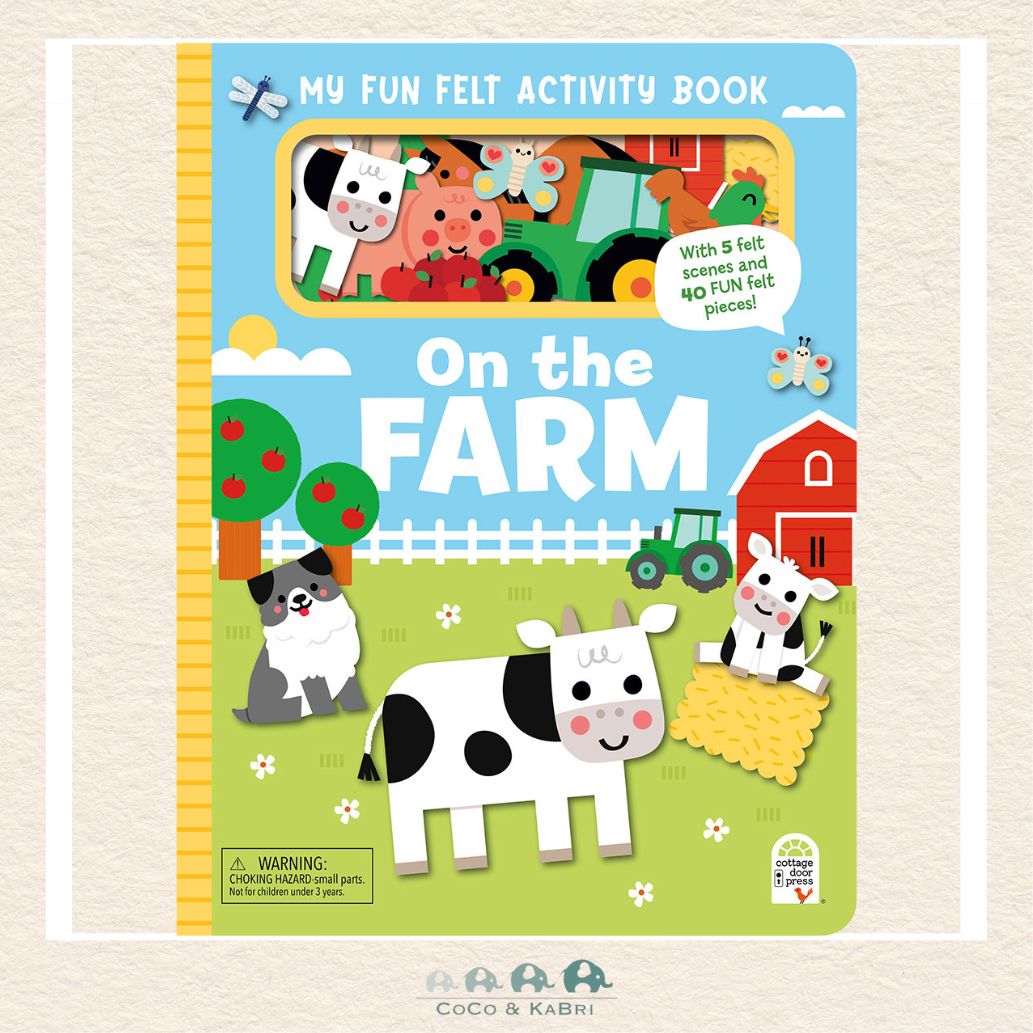 My Fun Felt Activity Book On the Farm, CoCo & KaBri Children's Boutique, Brooks Alberta Canada