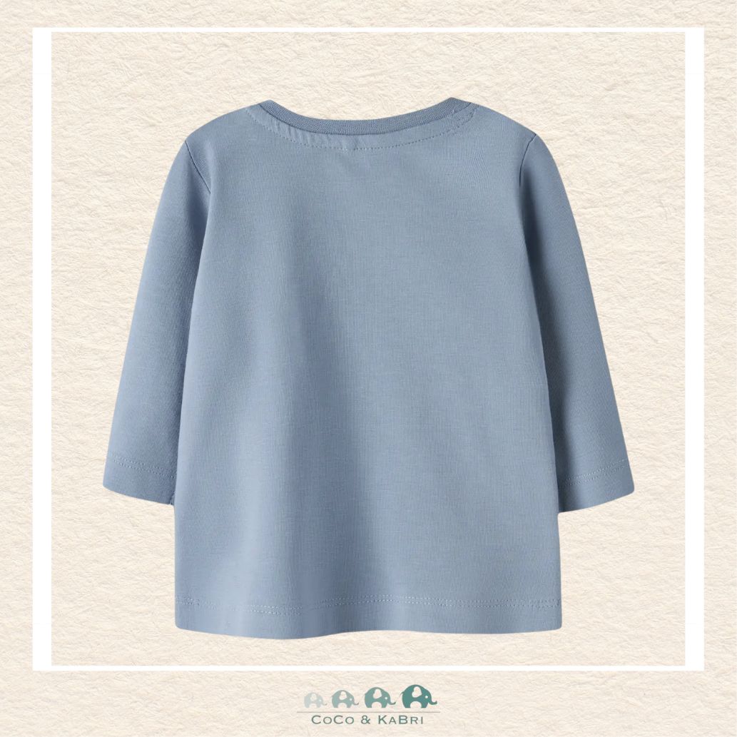 Name It: Baby Boy Dinosaur Tshirt - Blue, CoCo & KaBri Children's Boutique, Brooks Alberta Canada