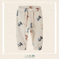 Name It: Baby Boy Sweatpants - White with Baby Dragons, CoCo & KaBri Children's Boutique, Brooks Alberta Canada