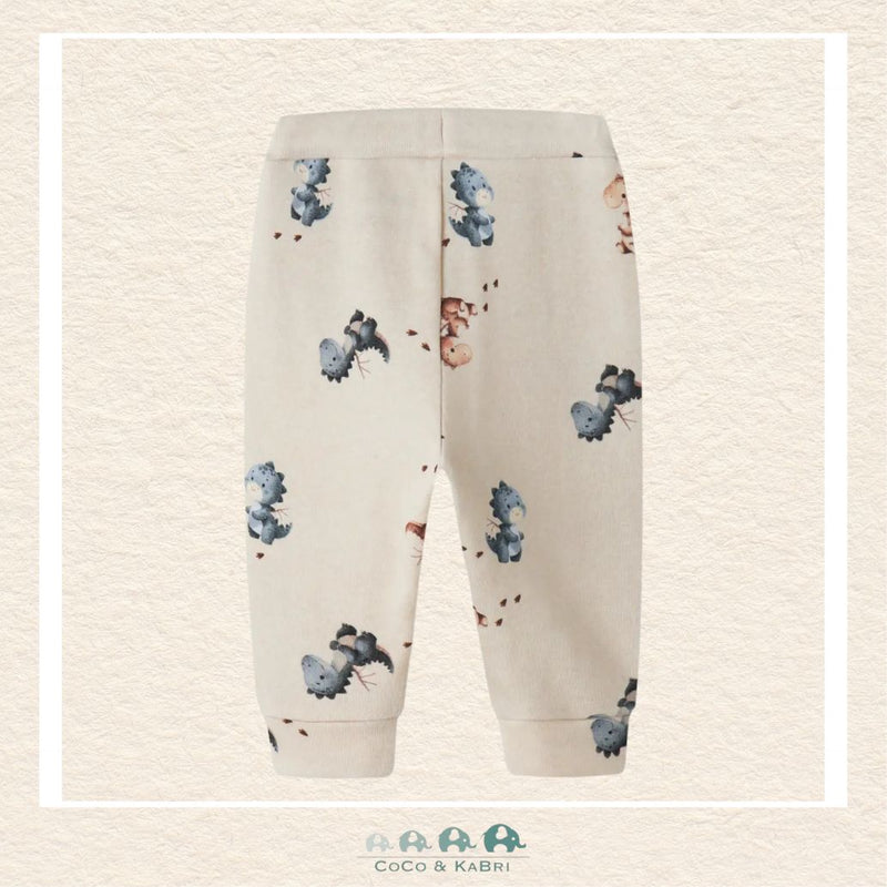Name It: Baby Boy Sweatpants - White with Baby Dragons, CoCo & KaBri Children's Boutique, Brooks Alberta Canada