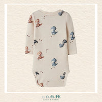 Name It: Baby Boy White Diaper Shirt with Baby Dragons, CoCo & KaBri Children's Boutique, Brooks Alberta Canada