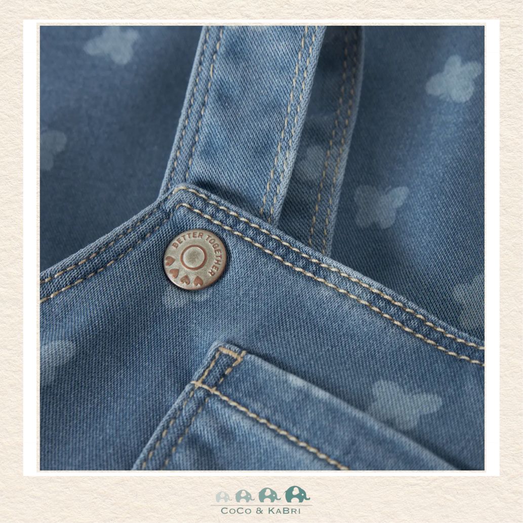 Name It: Baby Girl Butterfly Denim Dress, CoCo & KaBri Children's Boutique, Brooks Alberta Canada
