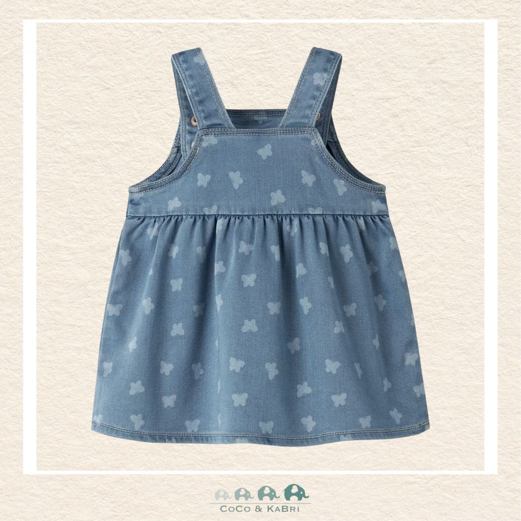 Name It: Baby Girl Butterfly Denim Dress, CoCo & KaBri Children's Boutique, Brooks Alberta Canada
