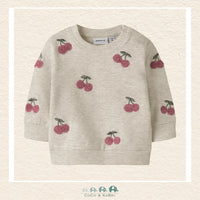 Name It: Baby Girl Cherry Sweatshirt, CoCo & KaBri Children's Boutique, Brooks Alberta Canada