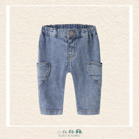 Name It: Baby Girl Mom Fit Jeans with Heart Pocket, CoCo & KaBri Children's Boutique, Brooks Alberta Canada