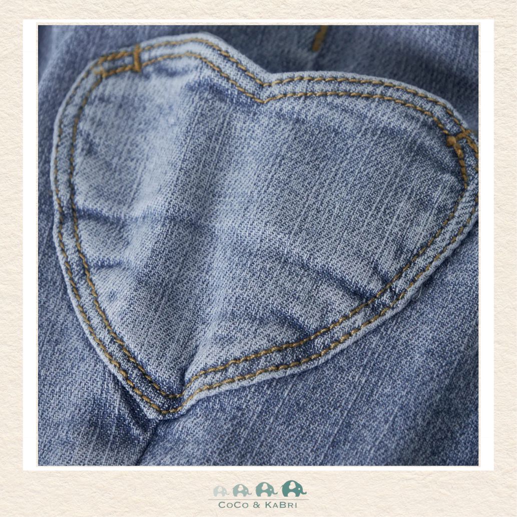 Name It: Baby Girl Mom Fit Jeans with Heart Pocket, CoCo & KaBri Children's Boutique, Brooks Alberta Canada