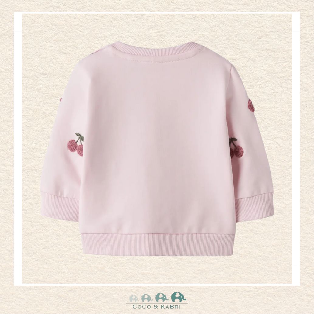Name It: Baby Girl Pink Cherries Sweatshirt, CoCo & KaBri Children's Boutique