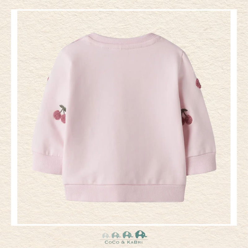 Name It: Baby Girl Pink Cherries Sweatshirt, CoCo & KaBri Children's Boutique