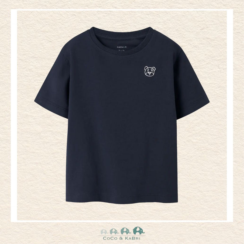 Name It: Boys' Teddy Black Tshirt, Front view, CoCo & KaBri Children's Boutique Canada